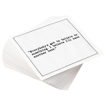 

wang hao ran Beer Quotes White Cotton Cocktail Napkins Beverage Napkins Bar Napkins Cloth Napkins Party Napkins Events Holidays Weddings Birthdays Disposable 4.5 x 4.5 - (50x)