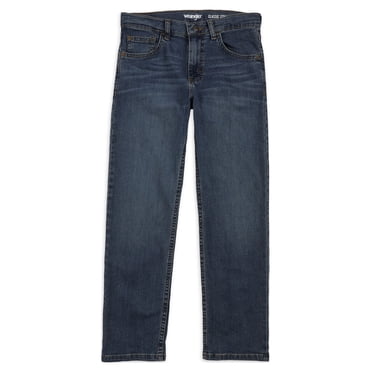 Wrangler® Boys Straight Fit Denim Jeans, Sizes 4-18 Regular, Slim, & Husky