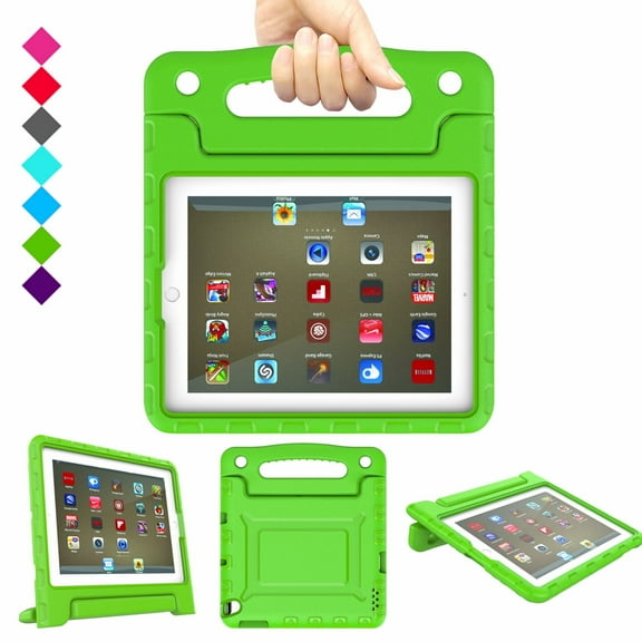 Kids Case for iPad 2 3 4 - Light Weight Shock Proof Convertible Handle Stand Kids Friendly for iPad 2, iPad 3rd Generation/4th Generation Tablet Cover