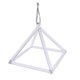 thumbnail image 1 of Eigraketly Pirámide de canto de cristal de cuarzo transparente Tazón de canto de cristal de 8  Accesorios para instrumentos musicales, 1 of 1