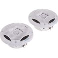 thumbnail image 1 of Pyle 400W 5.25-Inch 2-Way Marine Speakers AQ5CXW (White), 1 of 5