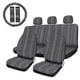 thumbnail image 1 of 10uds Completo Juego Universal Gris Asiento Fundas Sillín Manta Asiento Funda, 1 of 1