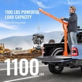 thumbnail image 3 of SIHAO 1100lb Truck-Mounted Folding Crane 3500lb 12V Electric Winch,  Steel Pickup Truck Jib 360° Swivel for Pickup Trucks ﻿, 3 of 9
