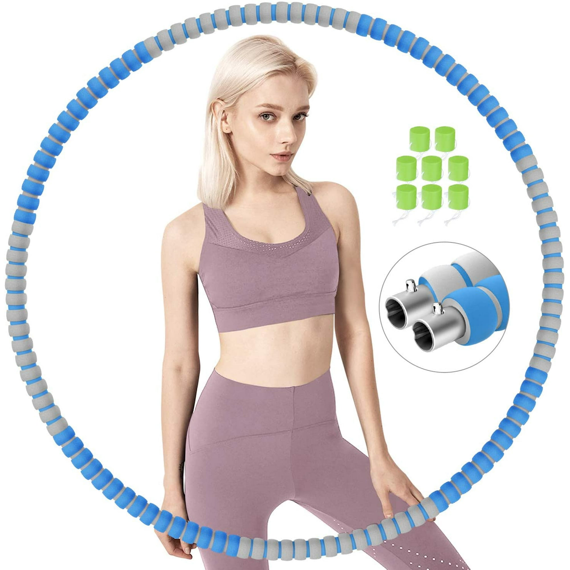 Hula Fitness Hoop for Adults, Stable Stainless Steel Core Hoola