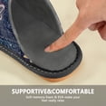 thumbnail image 6 of IAUYY Memory Foam House Slippers Suitable for Both Men and Women. Comfortable, Anti-Slip Plush Flat-Bottomed Slippers The Best Holiday Gift Milky Way Moon, 6 of 9