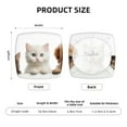 thumbnail image 5 of Cauagu Cute Kittens And Puppy for Dining Chair Seat Covers,Slipcovers Kitchen Chair Covers Upholstered Chair Seat Cushion Cover Chair Seat Protector-Four Pieces, 5 of 7
