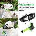 thumbnail image 4 of GFDYREE Dog Muzzle XS (2 Packs) for Small Dogs with Long Snout Quick Fit for Grooming Adjustable Prevent from Biting Barking and Chewing Soft Muzzle (XS: Air Mesh Black+Lemon), 4 of 6