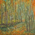 thumbnail image 3 of Mercado, M. 15x15 Black Modern Framed Museum Art Print Titled - Woods, 3 of 5