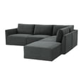 thumbnail image 2 of Tov Furniture Willow Charcoal Modular RAF Sectional, 2 of 6