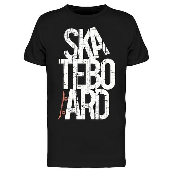 Skateboard Big  T-Shirt Men -Image by Shutterstock, Male Large