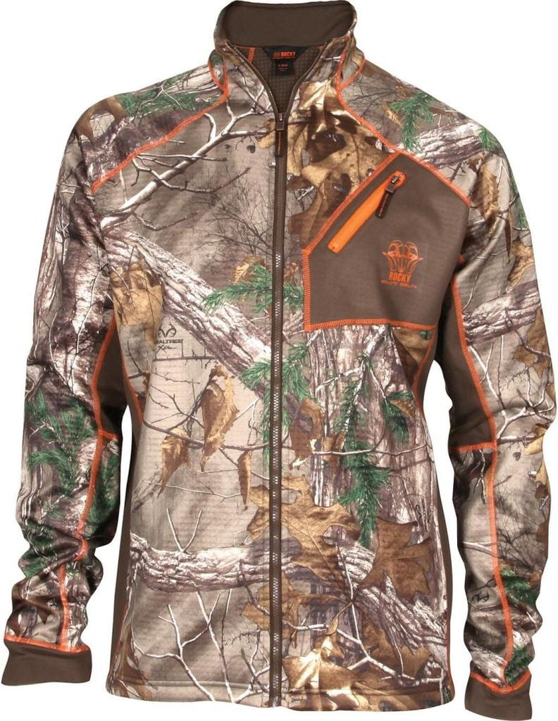 Rocky Outdoor Jacket Men Athletic Mobility Fleece Realtree HW00124 by Rocky
