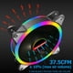 thumbnail image 5 of Kuymtek COOLMOON 12cm Ventilador de refrigeración DC 12V Grande 4 Pin Rainbow PC Case Radiador disipador de calor, 5 of 8