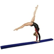 7 Feet Sectional Folding Gymnastic Balance Beam Skill Performance Stability Training for Floor Home Gym, Anti-slip