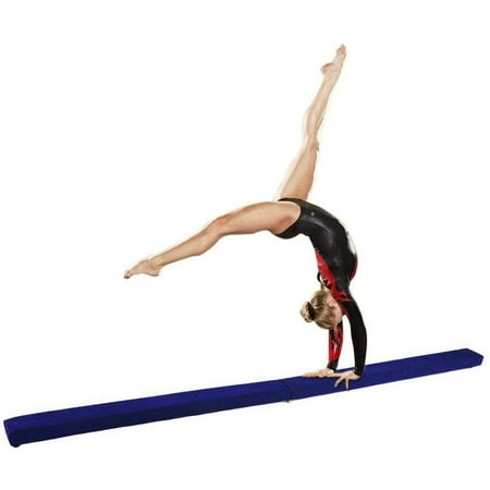 7 Feet Sectional Folding Gymnastic Balance Beam Skill Performance Stability Training for Floor Home Gym, Anti-slip