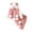 Pink, variant on BLVB Toddler Baby Boys Girls Valentine's Day Outfits Fall Winter Warm Clothes Long Sleeve Fleece Zipper Hooded Jackets Pants Sets