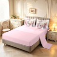 Erosebridal White Horse Floral 7-Piece King Bedding,Pink Blossom King ...