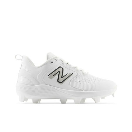 New Balance Men's Fresh Foam 3000V6 Synthetic Low Molded Baseball Cleats White/White Medium 12.5