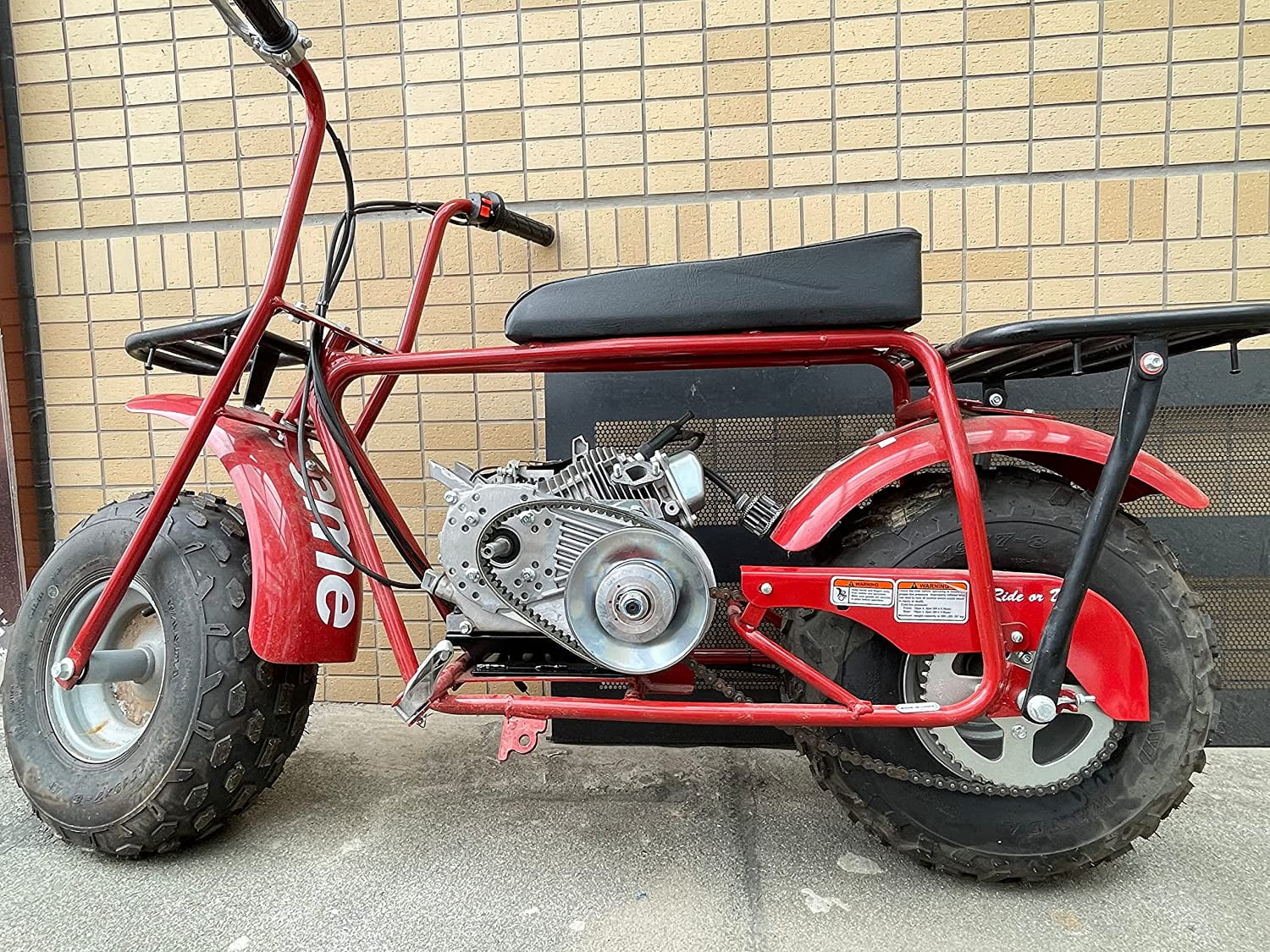 Monster Moto 80 Torque Converter Predator 212 Mini Bike With