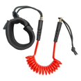 thumbnail image 2 of Baoblaze Surfboard Leash Surf Board Leash Wrist Strap Coiled Board Leash Red, 2 of 8