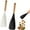White&Black, variant on Silicone Spatulas Spoons Set,Happon Silicone Kitchen Utensils with Wooden Handle,Non-Stick and Heat Resistant erving Spoons for Cooking, Baking and Mixing (Black&White - 2Pcs)