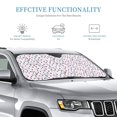 thumbnail image 3 of Fuzoiu Rabbit Eating Print Car Windshield Sunshade,Foldable Reflective Sun Visor,Windshield Sun Shade,UV Rays Sun Visor Shade,Auto Front Sun Shield Shade-Small, 3 of 8