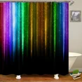 thumbnail image 2 of 3D Fashion Colorful Cool Printed Fabric Shower Curtain Waterproof Polyester Bathroom Curtains Home rate with, 2 of 6