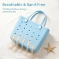 thumbnail image 5 of TRANSLINK Women's EVA Beach Tote Bag 18.5" Waterproof Large Sand-Resistant Carryall for Pool Vacation, 5 of 11