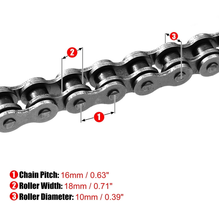 520 Motorcycle Chain 114 Link Non O-Ring with Connecting Master