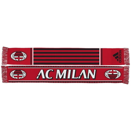 Ac Milan Soccer Shirts - AC Milan Soccer Futbol Adidas Authentic S387 Jacquard Team Scarf