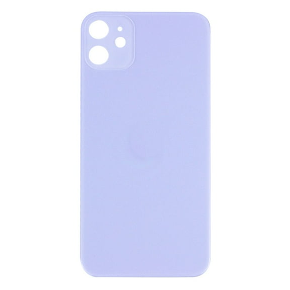 Replacement Back Housing Glass Cover With Larger Camera Hole Opening Compatible With Apple iPhone 11 (A2111) - Purple
