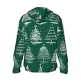 thumbnail image 3 of Daiia Christmas Trees UPF 50+ Sun Protection Hoodie Jacket Lightweight Long Sleeve Sun Shirt for Women Men with Pocket Hiking Outdoor-XX-Large, 3 of 9