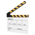 thumbnail image 4 of Claqueta De Película De Cine Tablilla De Director De Acrílico Orgánico, 4 of 7