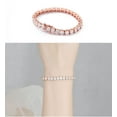 thumbnail image 5 of 5mm Moissanite Tennis Bracelets Round Cut D Color VVS1 Clarity White/Gold/Rose Gold Diamond Bracelets for Women S925 Sterling Silver Bracelets with Certificate（5.5-9 inchs）, 5 of 8