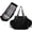 Midnight Black, variant on Travoe Tote Bag, 3-in-1 Convertible Work & Travel Bag, Lightweight Water-Repellent Nylon, 16 Compartments