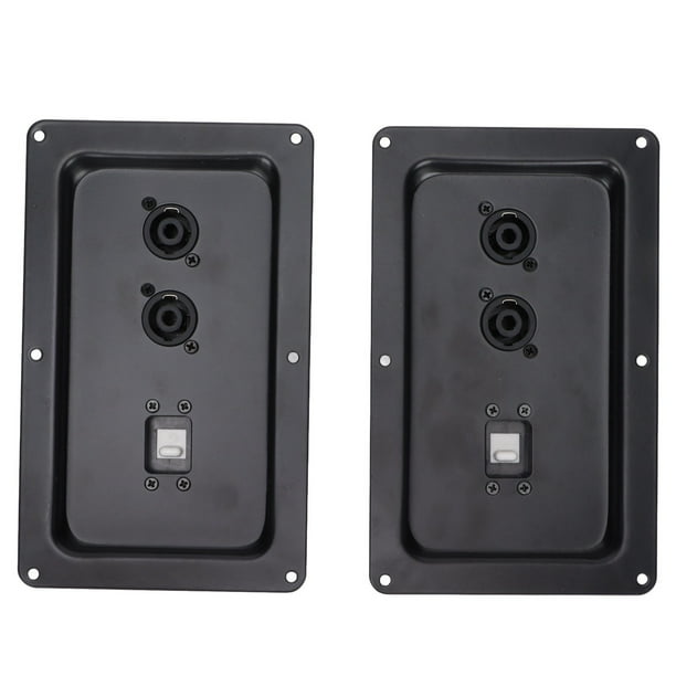 Audio Junction Box, Wiring Back Panel Durable Simple Iron Easy Installation
