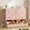 Pink, variant on Romorgniz Dresser for Bedroom with 7 Fabric Drawers and 3 Open Drawers Cabinet Organizer Chest of Drawers & Dressers, White