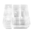 thumbnail image 2 of 16 PCS Clear Drawer Organizer Set 5 Sizes Versatile Desk Drawer Storage Bins Bathroom Dresser Dividers Trays Dot Box for Makeup, Jewelries, Kitchen Utensils, Gadgets, Office, 2 of 7