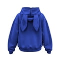 thumbnail image 4 of Cute Hoodies for Women Baeitkot Women's Fashion Solid Color Zipper Jacket Long Sleeve Coat with Pockets, 4 of 6