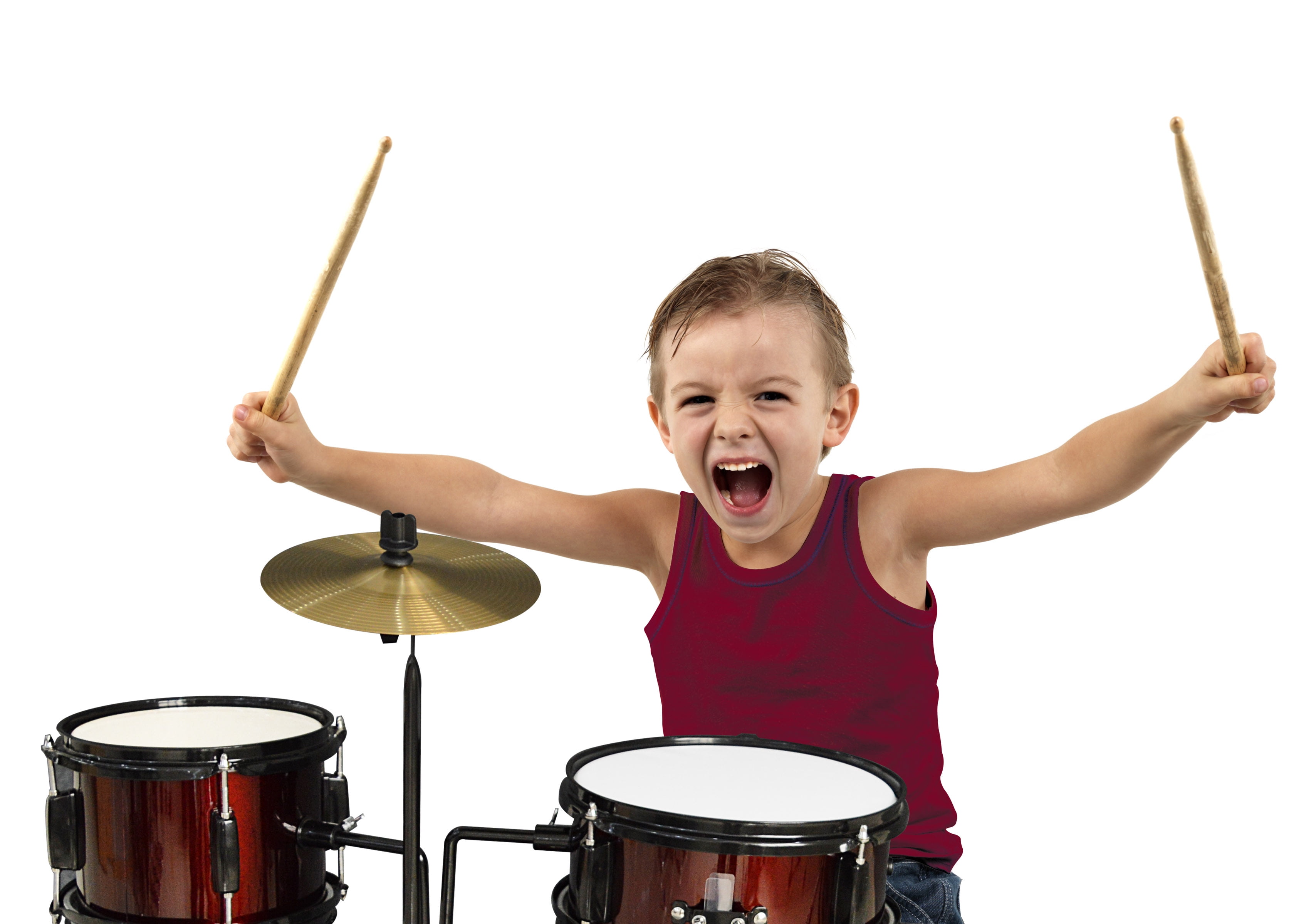 Spectrum AIL 610B 3 Piece Junior Drum Set with Crash Cymbal and