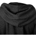 thumbnail image 5 of MAJECLO Women's Casual Full-Zip Hooded Lightweight Long Sleeve Sweatshirt (XX-Large, Charcoal), 5 of 6