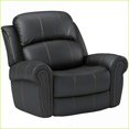 thumbnail image 5 of Recliners: Contemporary Gliding Manual Recliner with Faux Leather Upholstery | Black | PU, 5 of 18