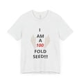 thumbnail image 2 of 100 Fold Seed (BL)Unisex Jersey Short Sleeve T-Shirt, 2 of 8