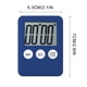 thumbnail image 3 of Xihbxyly Dia Del Primer Ministro Temporizador de Cocina Digital Magnético para Cocinar y Hornear, Lcd, Alarma de Cuenta Regresiva, Alarma de Cuenta Regresiva, Reloj Magnético, Reloj para Dormir, Coci, 3 of 3
