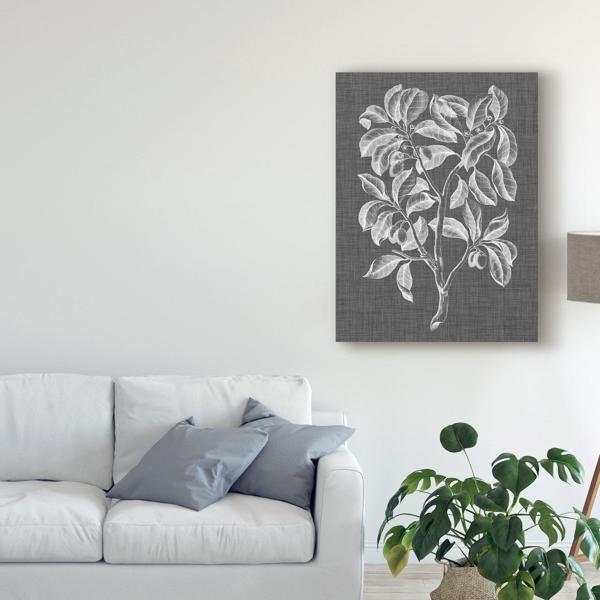 Trademark Fine Art 'Graphic Foliage I' Canvas Art by Vision Studio