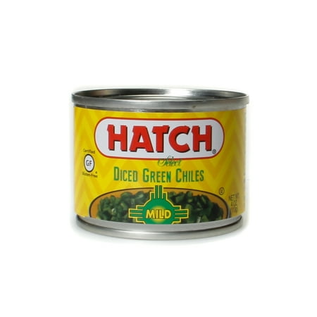 Pack of 3 -Hatch Mild Diced Green Chiles, 4 oz