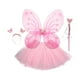 thumbnail image 2 of Disfraz de hada para niñas, disfraz de ángel, tutú, disfraz de mariposa para cosplay de vacaciones Rosa Yuyangstore disfraz de hada, 2 of 8
