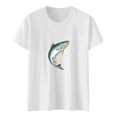 thumbnail image 3 of WILLBEST T-Shirts Mode Été Décontractée Imprimé Fruits et Légumes Col Rond Manches Courtes T-Shirt 5, 3 of 5