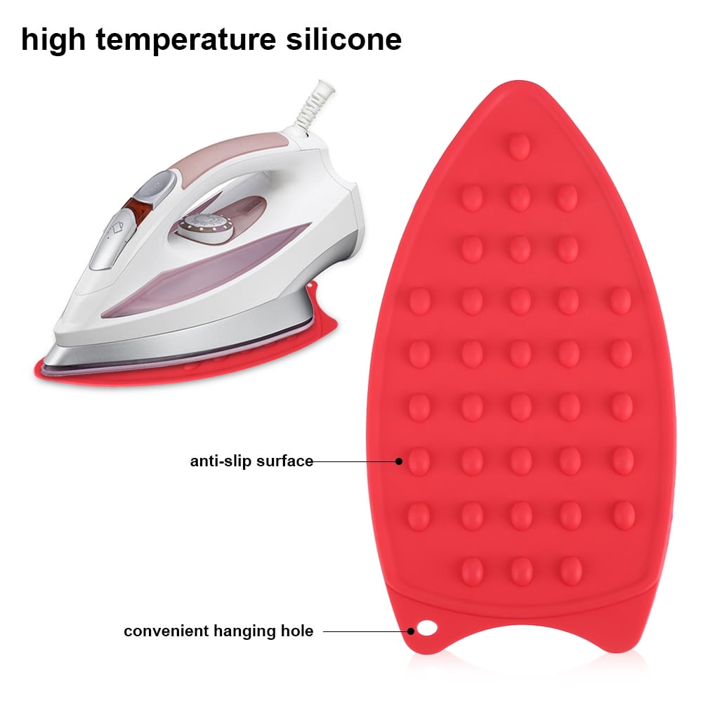 Silicone Iron Rest Pad Ironing Heat Resistant Mat Accessory Dotted Bubbled Hot 