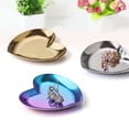 thumbnail image 6 of UDIYO Jewelry Tray Heart Shape Smooth Edge Stainless Steel Jewelry Display Tray for Home, 6 of 6