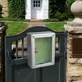thumbnail image 3 of Abbracc Lockable Wall Mount Mailbox Letterbox Multi Functional Post Box Letter Magazines Upper Access, 3 of 8